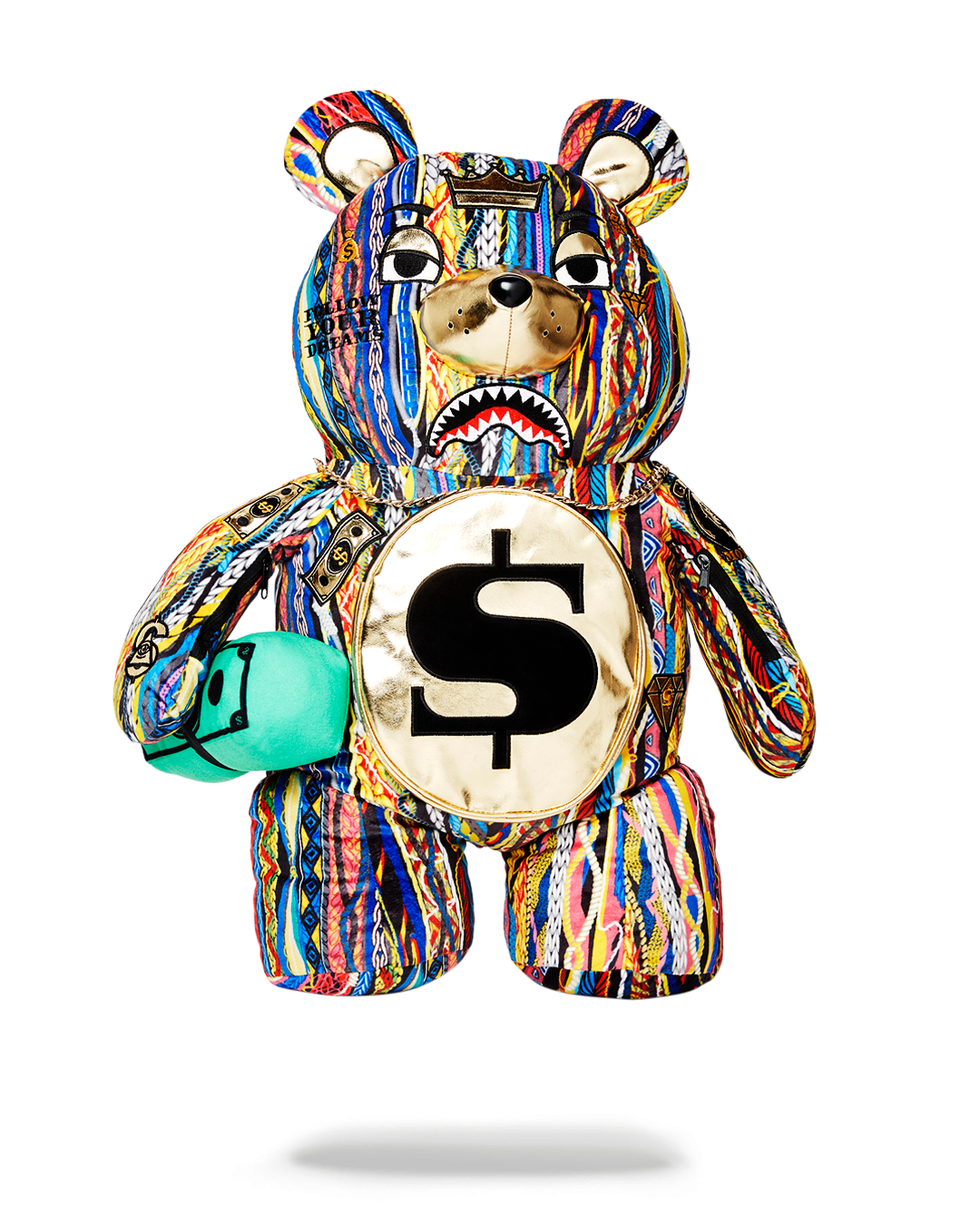 THE GOLDEN AGE MONEYBEAR TEDDYBEAR BACKPACK