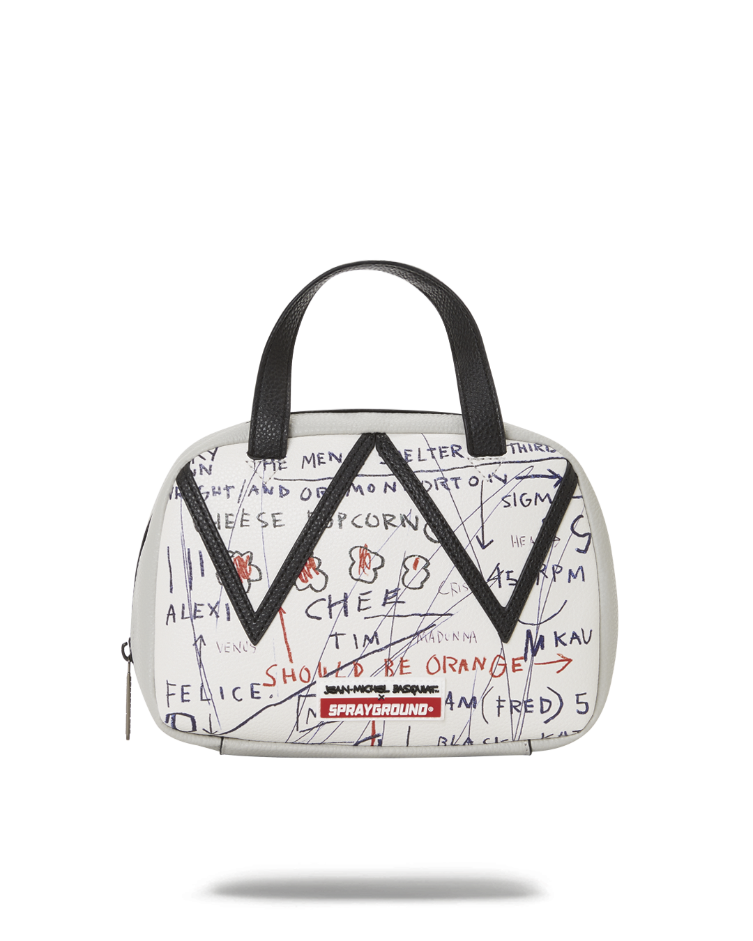 OFFICIAL BASQUIAT UNTITLED (CHEESE POPCORN) 1983 HANDBAG